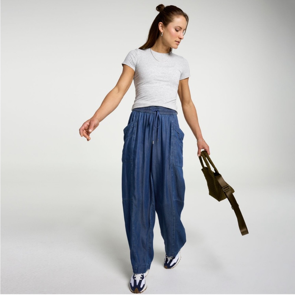 CALIA by Carrie Underwood Blue Wide Leg Pants
